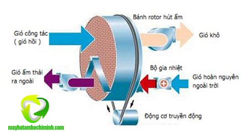 Máy hút ẩm rotor FujiE HM-WKM-550P